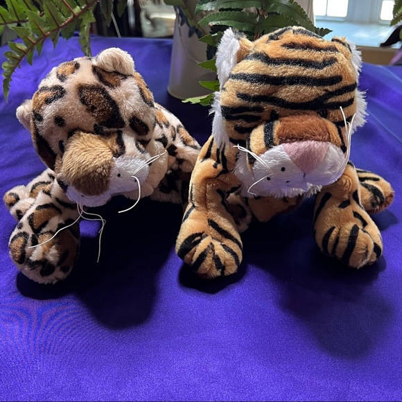 📌Ganz Cute 1Tiger and 1 Leopard Stuffed Animals - Picture 10 of 13